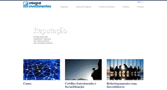 Desktop Screenshot of integralinvest.com.br